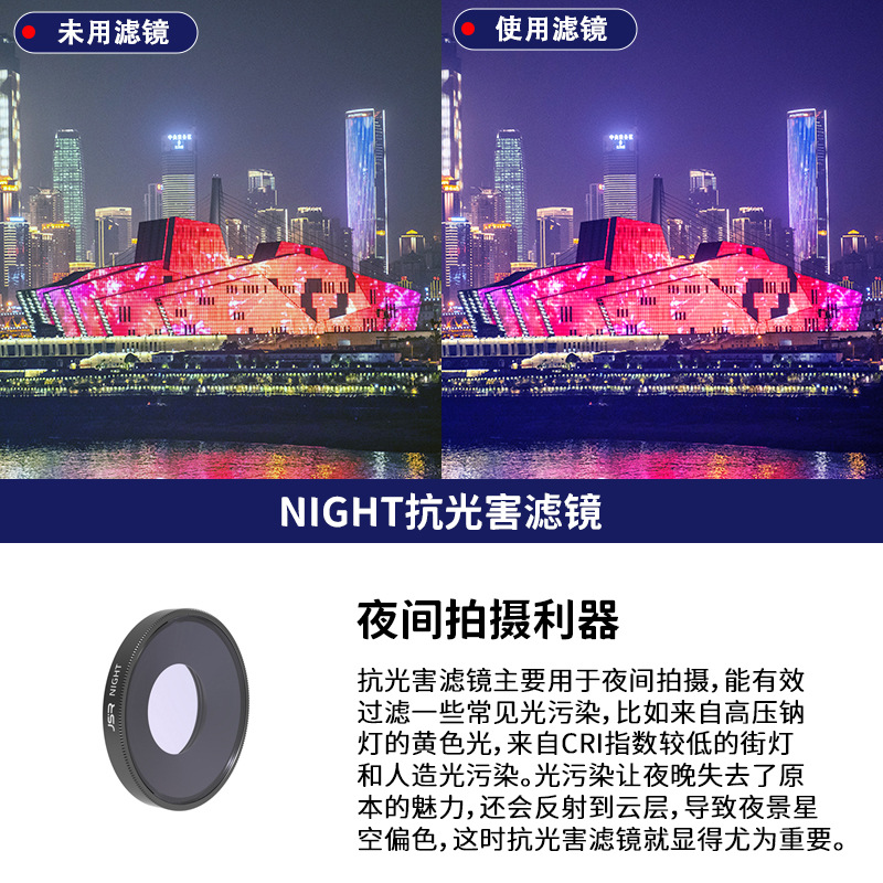 Para DJI Action4/5Pro Instalación de rosca universal Accesorios de cámara deportiva DJI Filtro