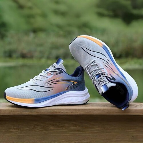 Men's Breathable Mesh Shoes, Anti-Slip Rubber Sole, Running Shoes, Sports Casual Shoes, Cross-Border Source Factory, Dropshipping One Piece