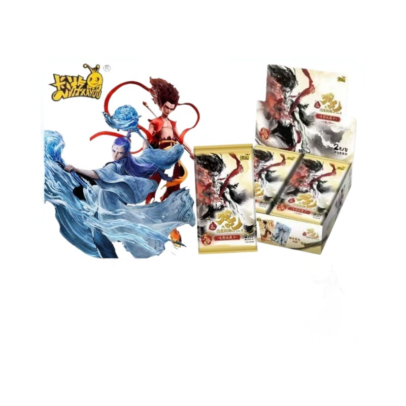 卡游 Nezha Spirit Flame Pack 2 Bullet Magic Boy Naohai Collectible Card Blind Box Whole Box Birthday Gift Store Approved