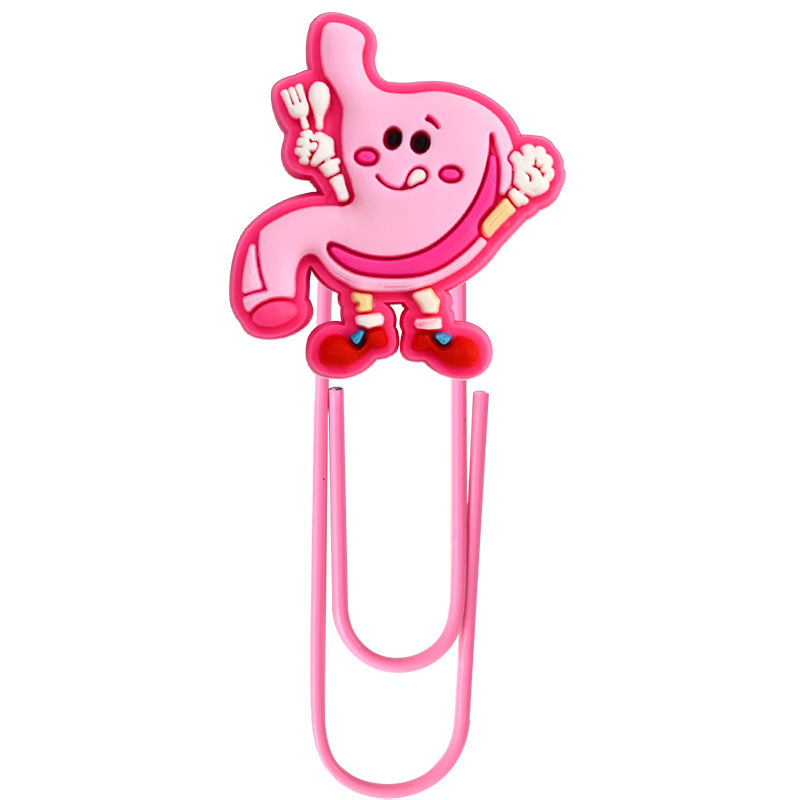 医療ペーパークリップ漫画クリエイティブブックマークカラーペーパークリップ事務用品 diy 大型ペーパークリップ卸売|undefined
