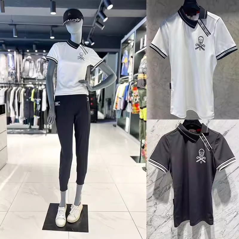 New Golf Ladies Short Sleeve T-Shirt Slim Fit Sports Polo Shirt Quick Drying Sports All-Match Top