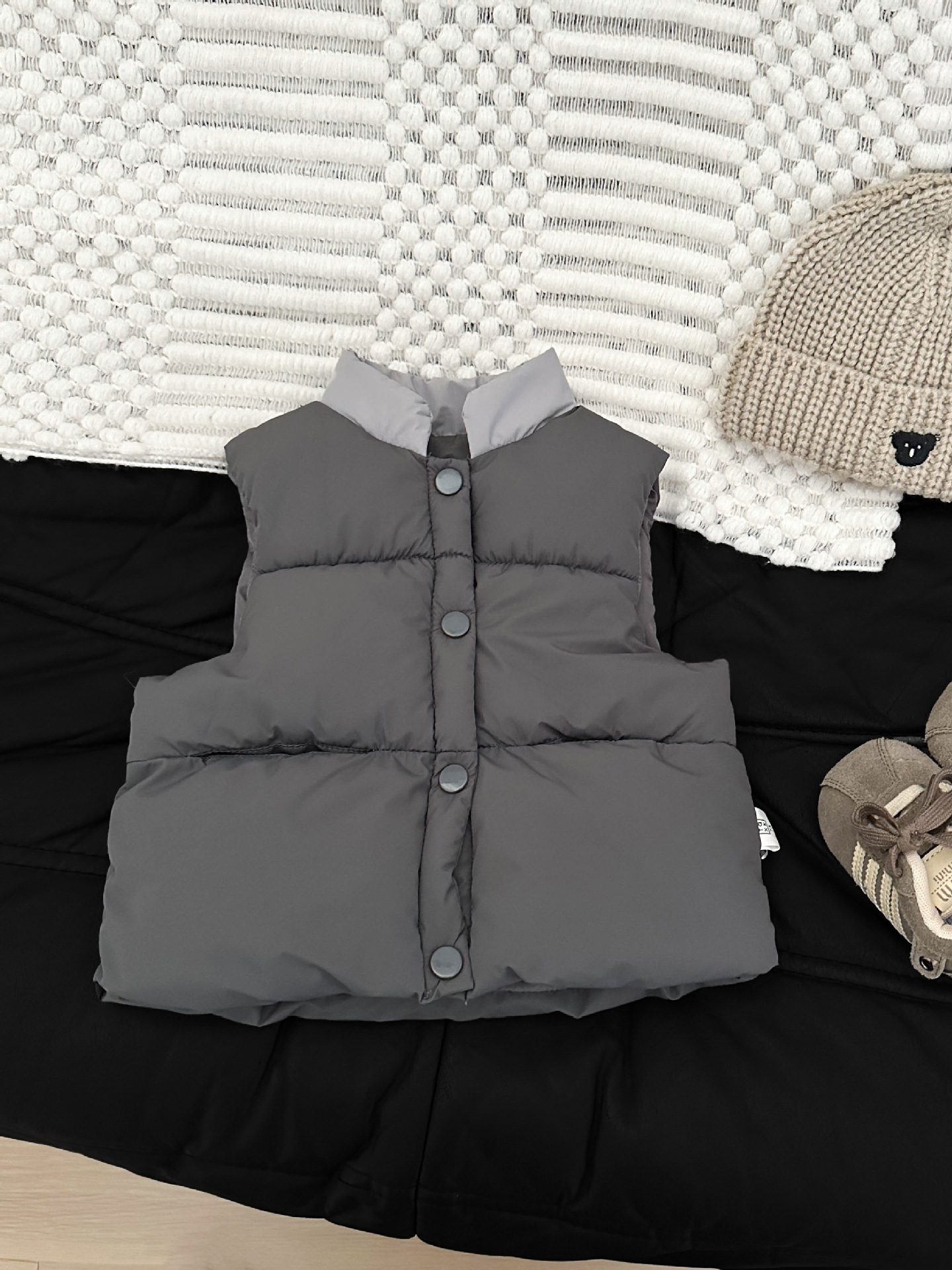 Chaqueta de algodón para niños fresco nuevo invierno bebés invierno calentamiento grueso chaqueta de invierno para niños chaleco de clip de caballo universal