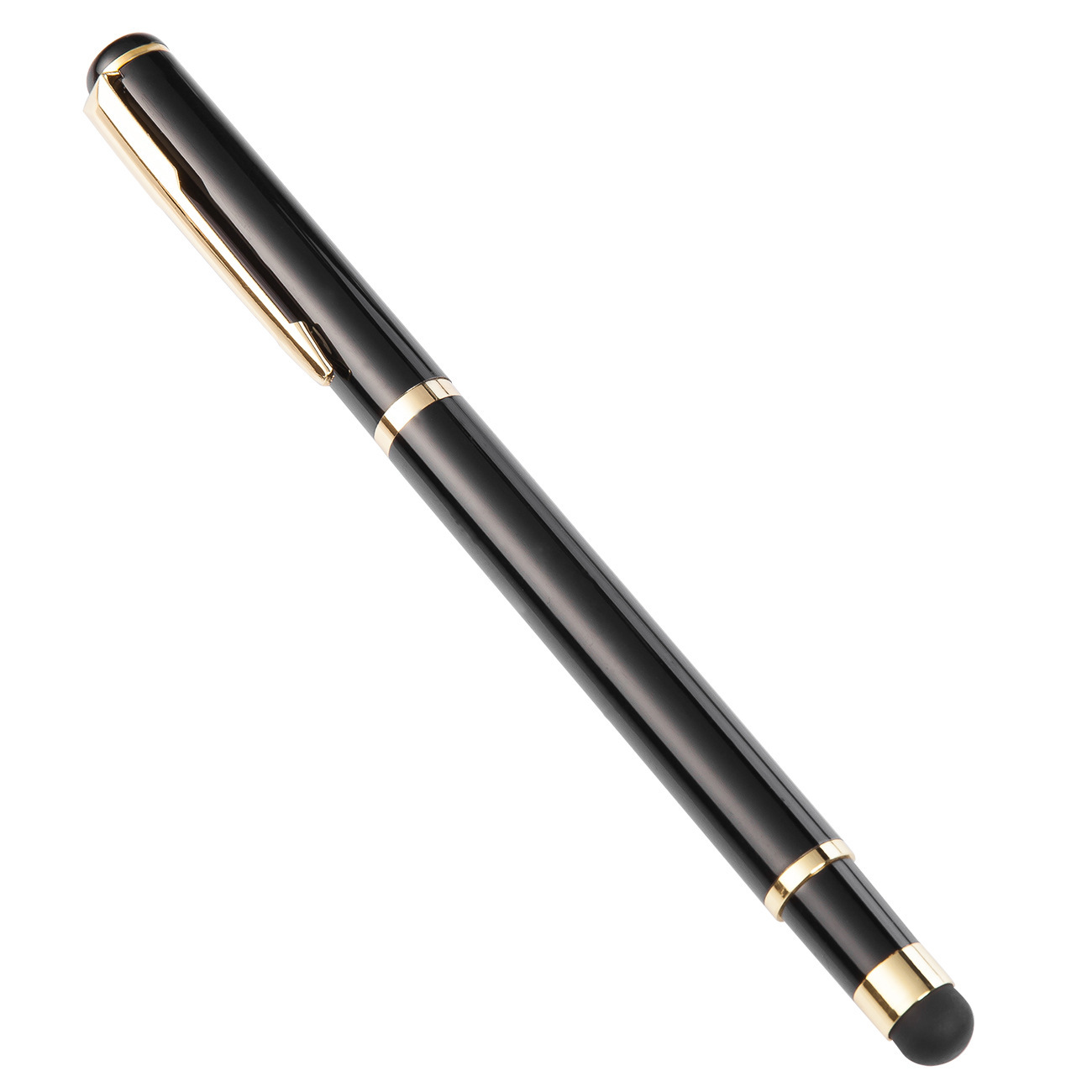 Pantalla táctil pluma de firma comercial metal lápiz de pantalla táctil pluma de agua pluma mayorista transfronteriza puede imprimir logotipo adicional