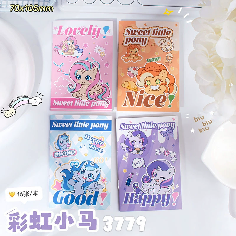 Cartoon laptop, notebook, cute small book for students