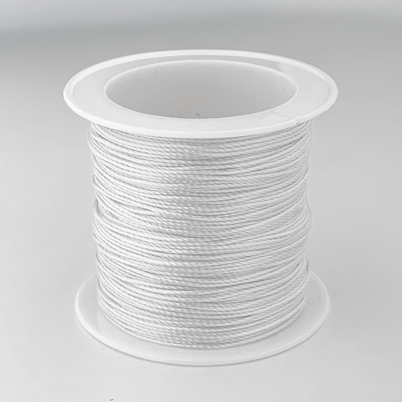 12 hilos de alambre trenzado hilo rojo hilo de color Morandi cuerda trenzada collar cuerda cuerda trenzada a mano material de bricolaje