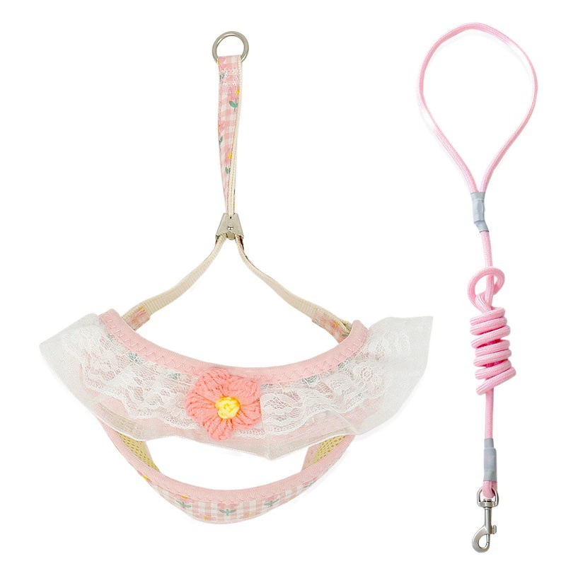 Собака поводок собака поводок щенок собака цепь щенок маленькая собака плюшевый медведь Бомеи нагрудный ремень жилет