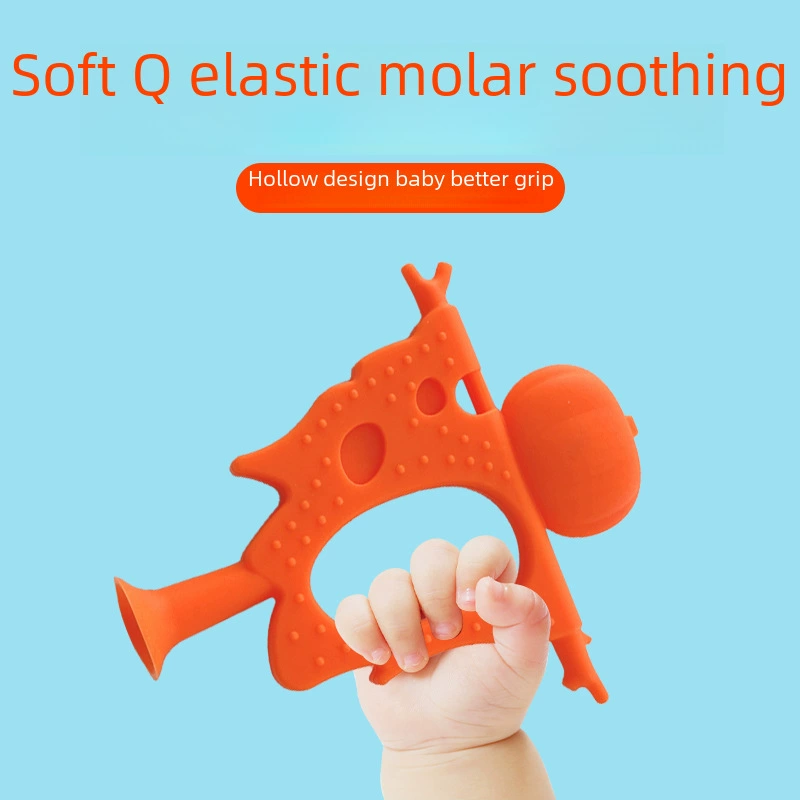 Children's silicone remote control, teether for mother and baby, toy