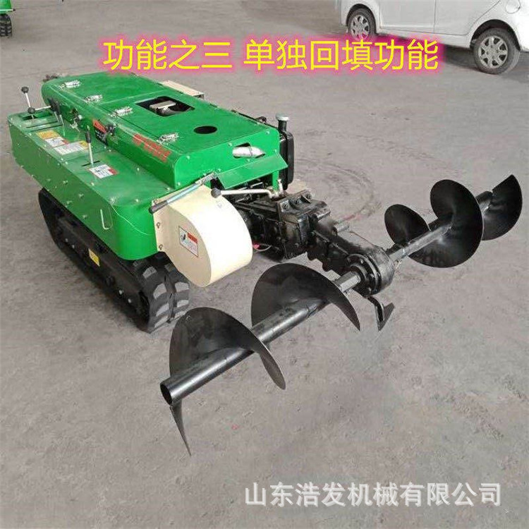 省人工履带式耕地锄草机35马力大棚菜地翻土机五种功能一体微耕机