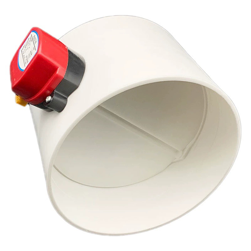 ПВХ электрический клапан регулировки громкости воздуха Обратный клапан свежего воздуха Электрический регулирующий клапан устойчивый к кислотам и щелочам воздушный клапан 220.24.12 в