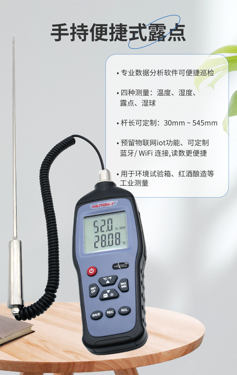 HG982 高温款分体式手持表