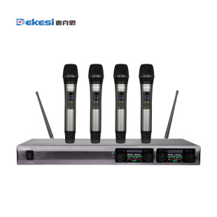 DekeSi/dekeSi-backcaSting Conference Engineering-d-7824S-four-channel ProfeSSional WireleSS Microphone