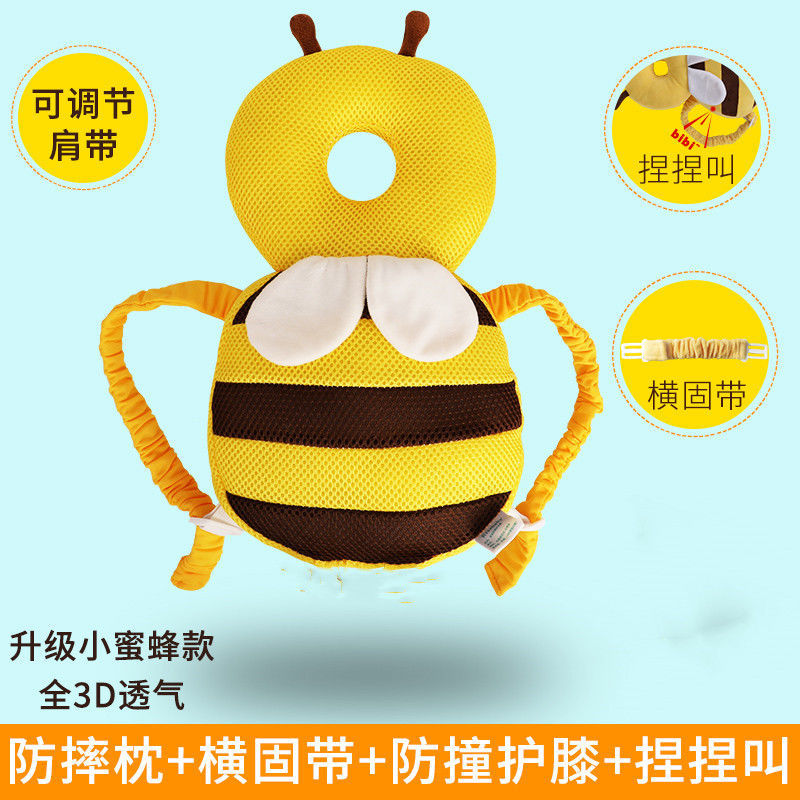 Almohada anti-caída del bebé reposacabezas Protección Infantil Niño anti-colisión tapa de terciopelo de cristal de juguete multifuncional almohada del bebé image 14