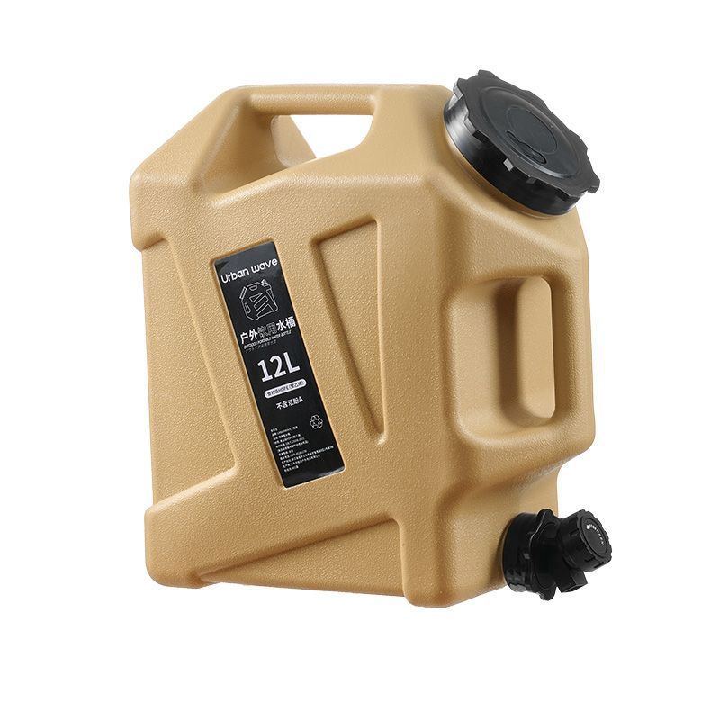 M3H城市波浪户外纯净水桶带龙头便携蓄水罐大容量家用车载饮用装