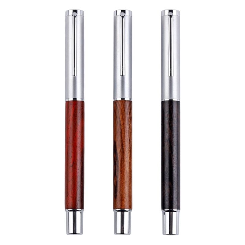 Factory in stock wholesale 211 metal solid wood jewelry pen business advertising gifts signature pen engraving LOGO