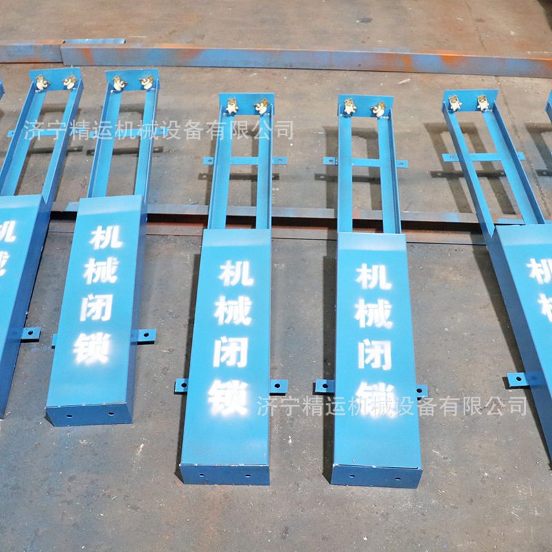 矿用风门机械闭锁 井下全自动无压风门手动机械闭锁装置