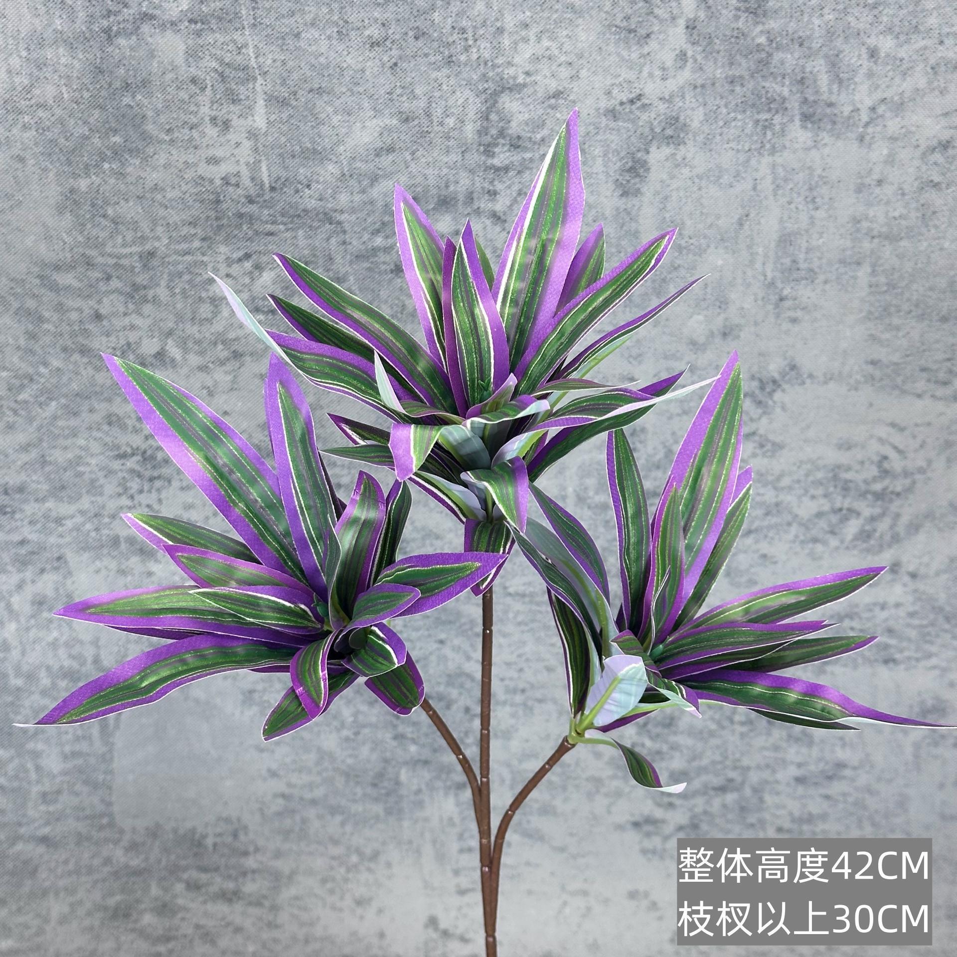 Planta Artificial de Lirio de Bambú con Borde Dorado de 3 Cabezas de PU para Bodas y Decoración del Hogar image 5