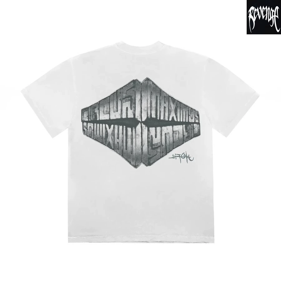 Футболка Travis Scott Utopia Circus Maximus Circus Stone Man Short Sleeve