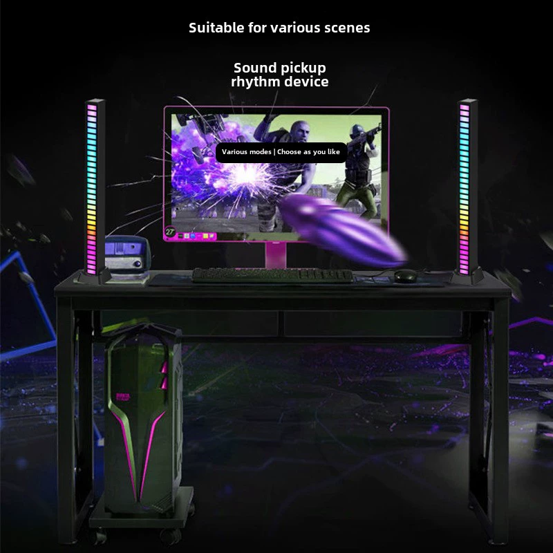 LED ритм свет, ноутбук, огни, опт, bluetooth