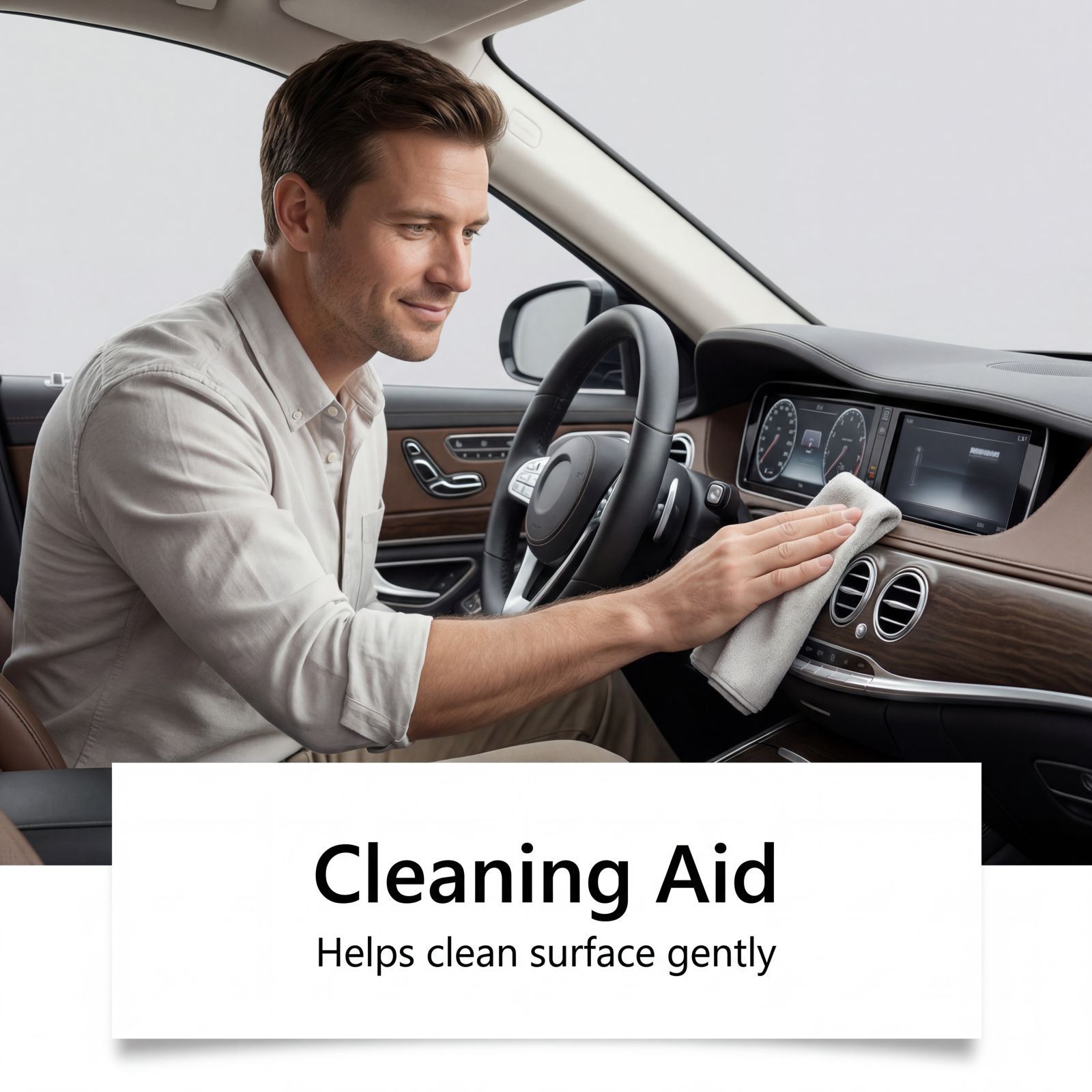 RAYHONG Car Interior Cleaner Car Interior Dashboard Cleaning Stain Removal Care Maintenance Cleaner