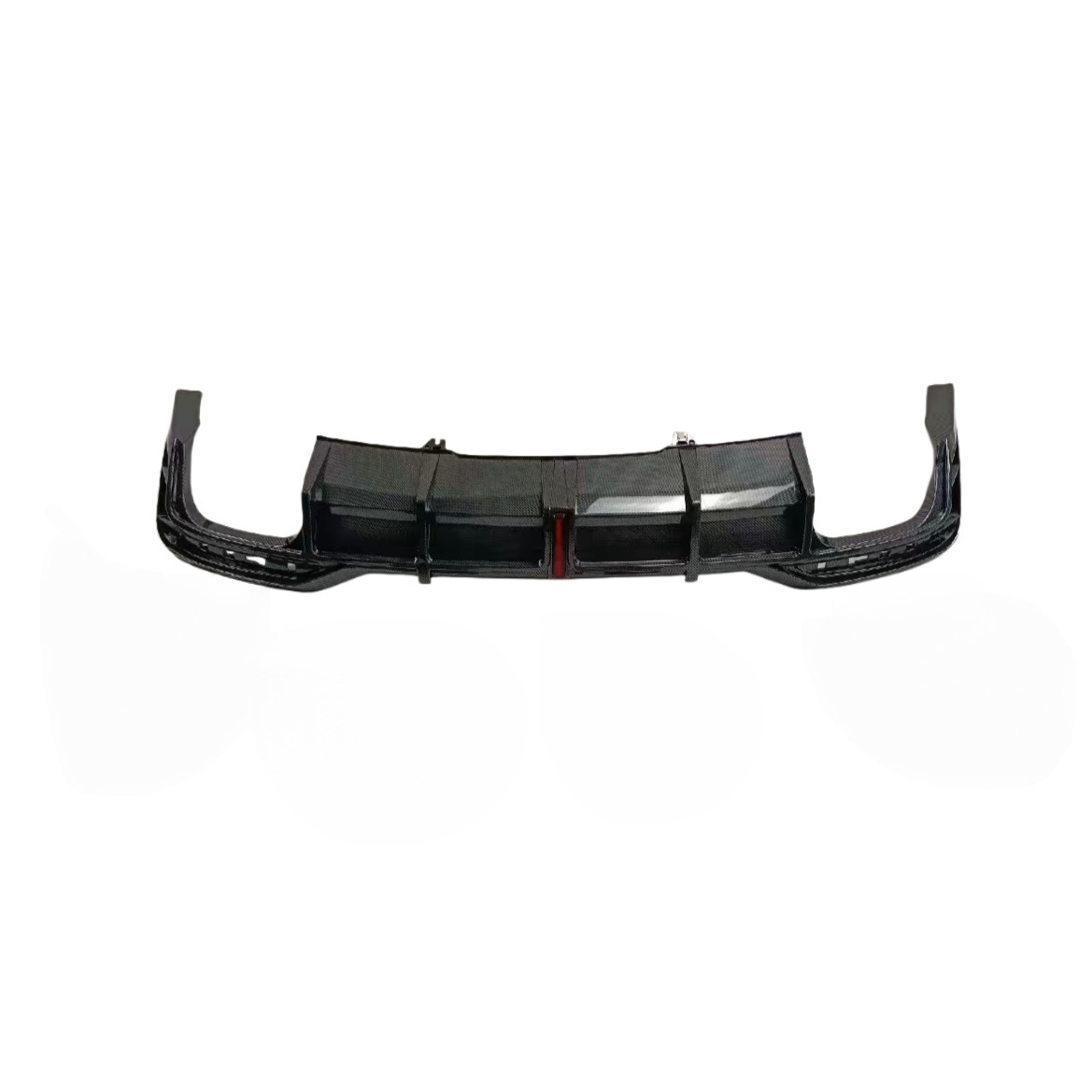 Suitable for 21-25 Audi A5S5 with Lighted Rear Lip, Four Tail Pipes, Vertical Light Rear Lip, Rear Surround, Sports Sline