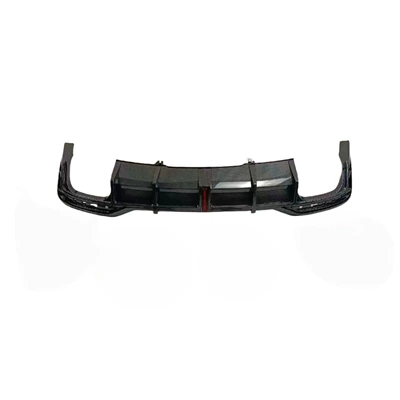 Suitable for 21-25 Audi A5S5 Big Surrounded - carbon-pattern-vertical-light-rear-lip