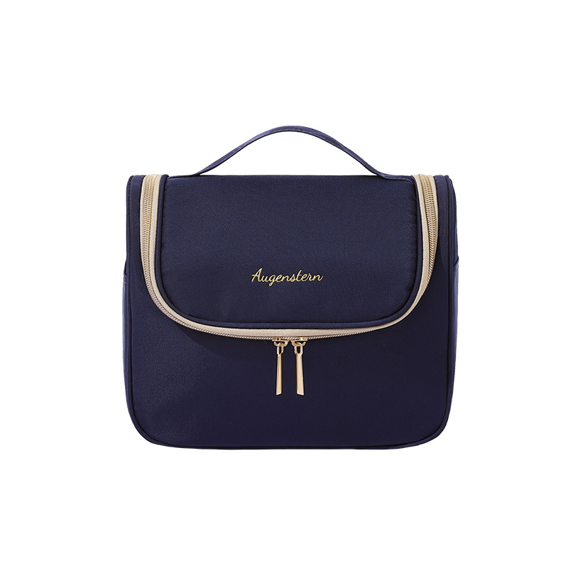 Estilo coreano gran portátil Internet celebridad bolsa de cosméticos color sólido simple bolsa de cosméticos bolsa de gancho de gran capacidad bolsa de cosméticos al por mayor