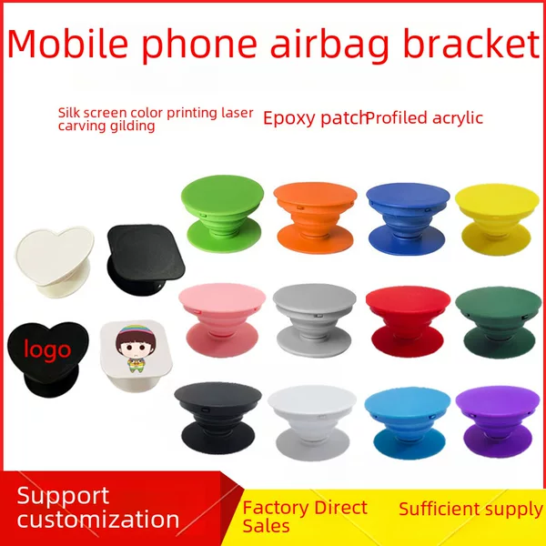 Acrylic Phone Pop Socket Stand, Lazy Desktop Retractable Painted DIY Epoxy Pop Socket Stand, Customizable Logo
