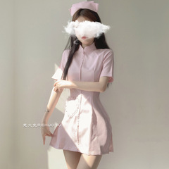 Hot Rabbit New Sexy Lingerie Sexy V-neck Passionate Hot Short Skirt Nurse Uniform Temptation Suit Cosplay