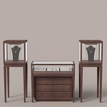 珠宝展示柜首饰品陈列柜服装店中岛柜流水台衣帽间斗柜精品储物柜