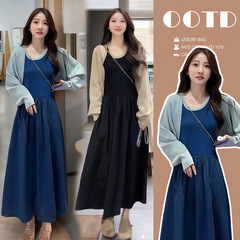 震える音の爆発的な妊婦服の夏服の薄いタイプの韓国版の修身はやせています。
