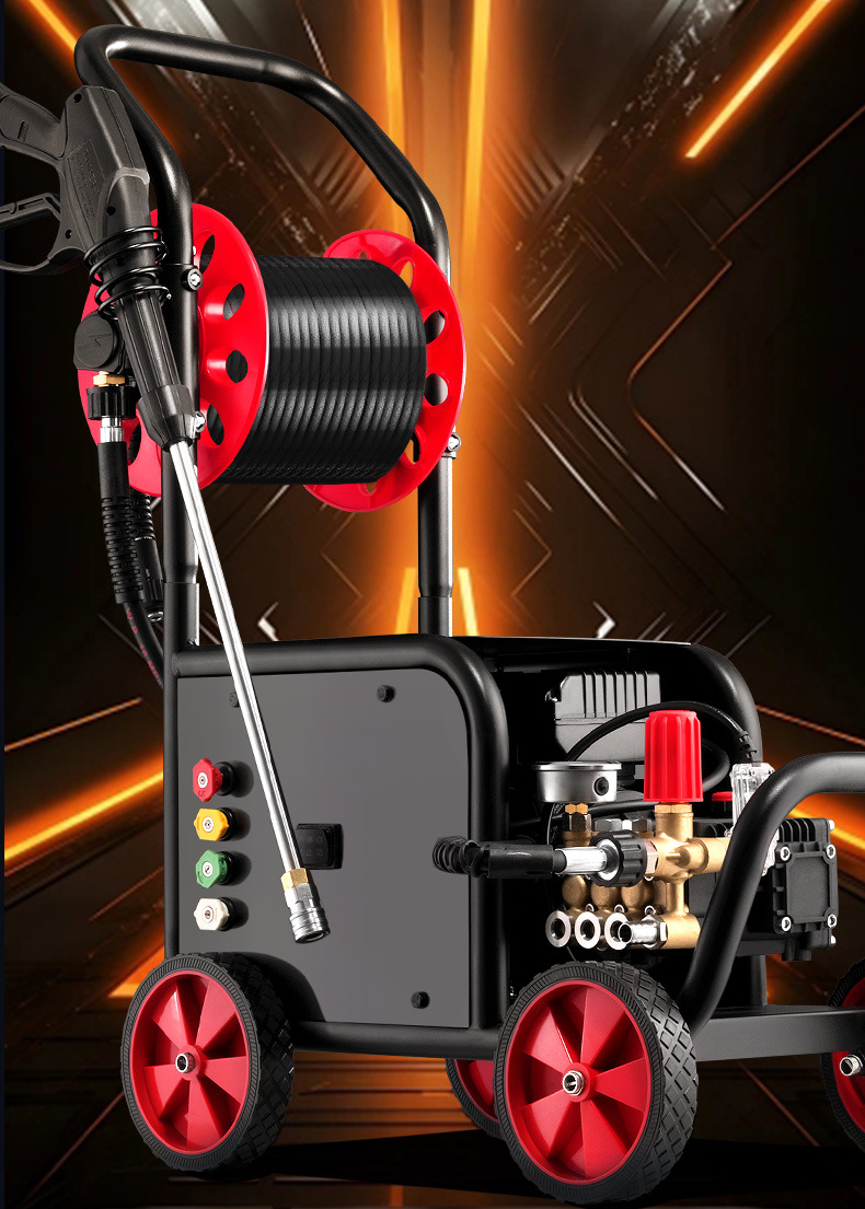 Cleaning Machine, Car Washing Machine, Ultra-High Pressure, High-Power Household Cleaning Machine, Pressurized Water Gun, Powerful Floor Washing Machine for Vehicles
