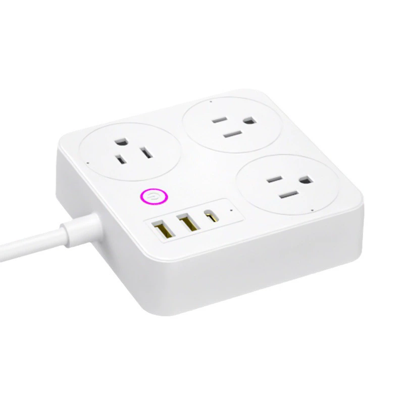Cross-border American standard plug strips, selected sockets, British standard European standard plug strips, WIFI smart multi-hole plugs, leakage protection USB