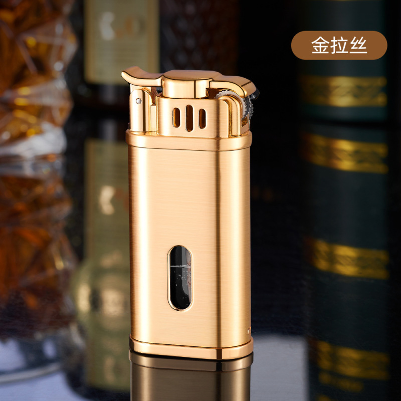 网红新款换弹油仓复古砂轮煤油打火机可视油仓送男朋友礼物个性潮|undefined