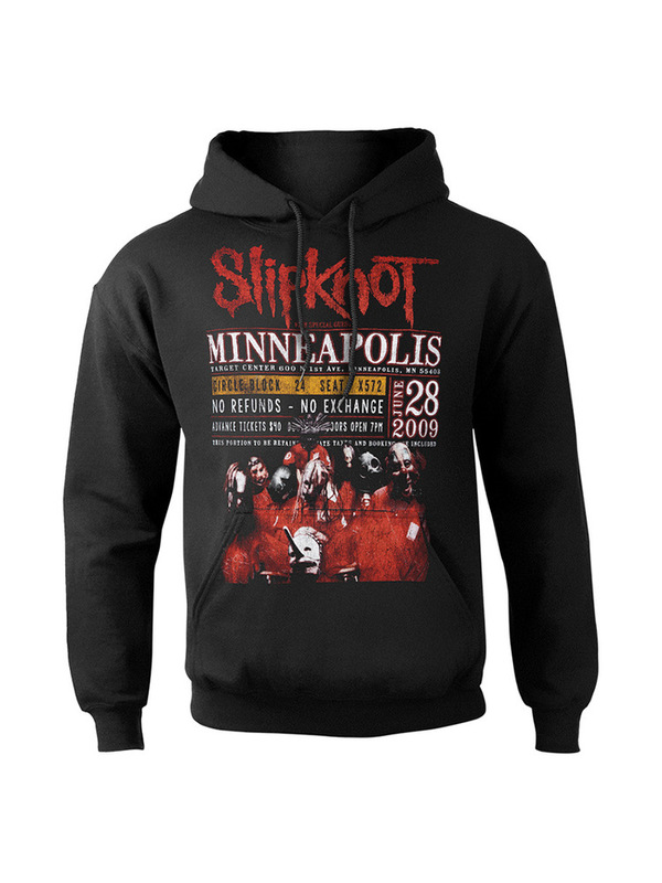 Rock Hall of Fame Slipknot Dark Heavy Metal Rock Cotton Heavy Hooded Sweatshirt for Men