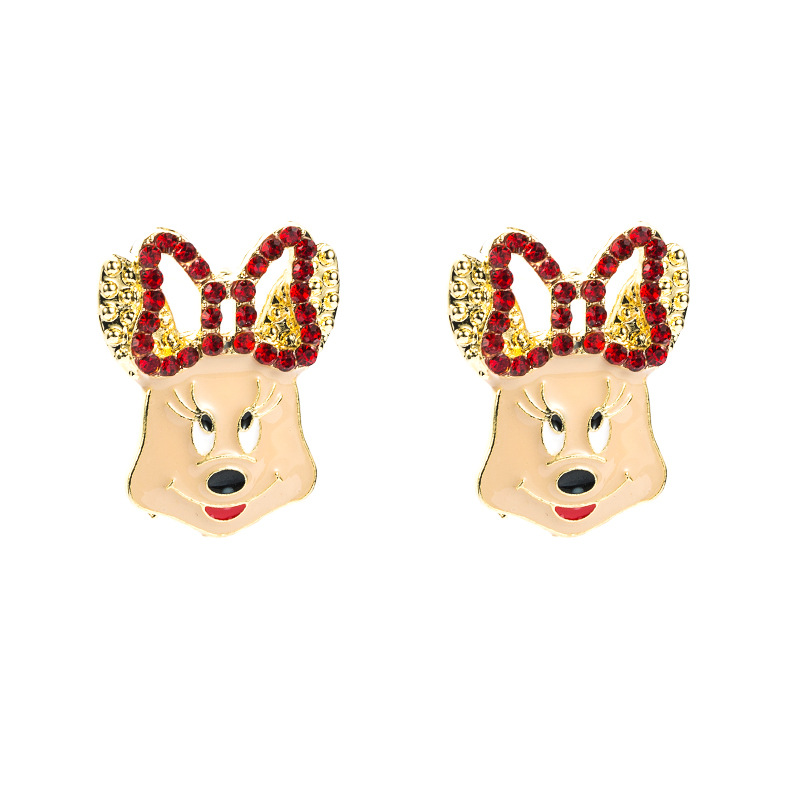 New Cute Animal Exaggerated Earrings display picture 8