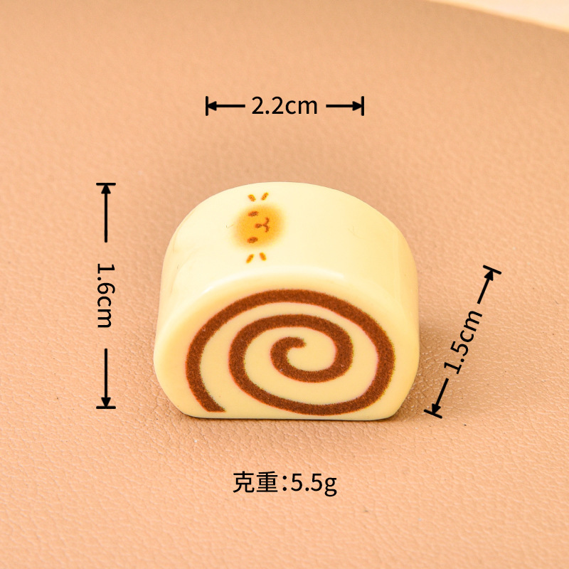 仿真微缩食玩面包卷千层酥树脂配件 娃娃屋diy装饰品桌面小摆件|undefined
