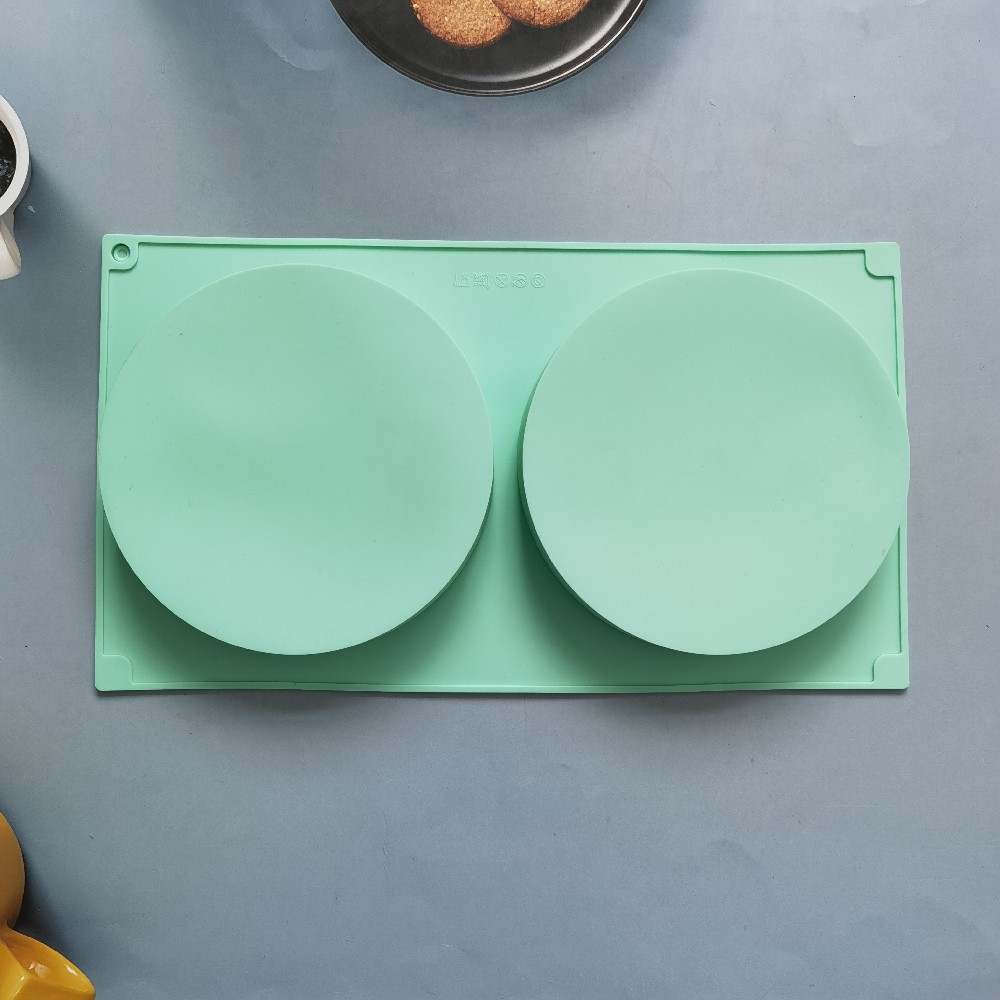 2 discos 309 pasteles molde de silicona pasteles hechos a mano gelatina torta molde de pan herramientas de horneado