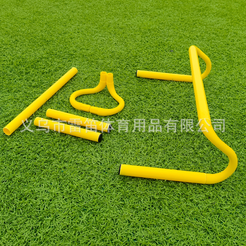 Combinado desmontable plegable pequeño obstáculo de entrenamiento de fútbol obstáculo de entrenamiento físico estante de entrenamiento físico para niños