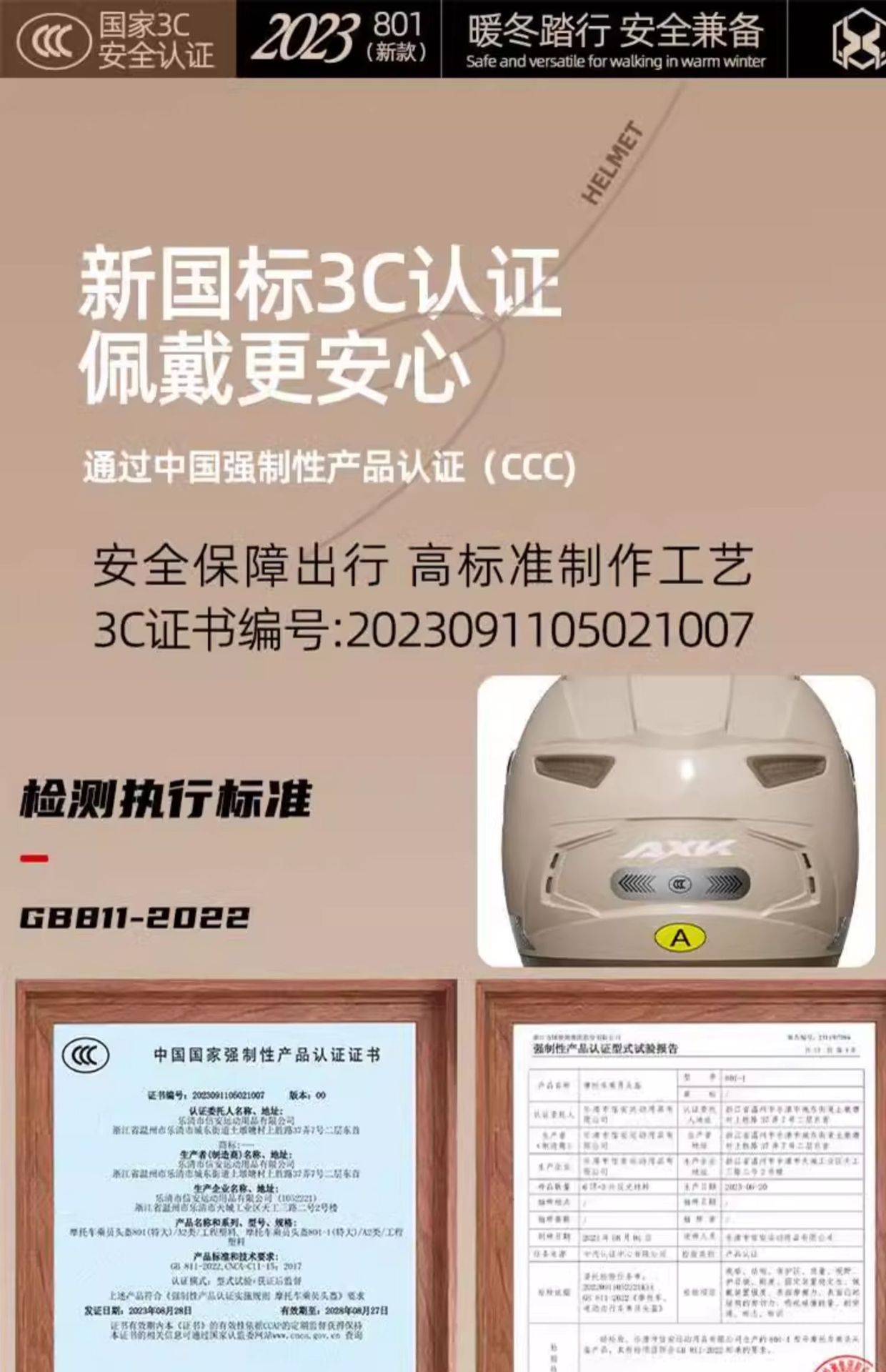 Helmet for Women, Electric Scooter, Universal, 3C Certified