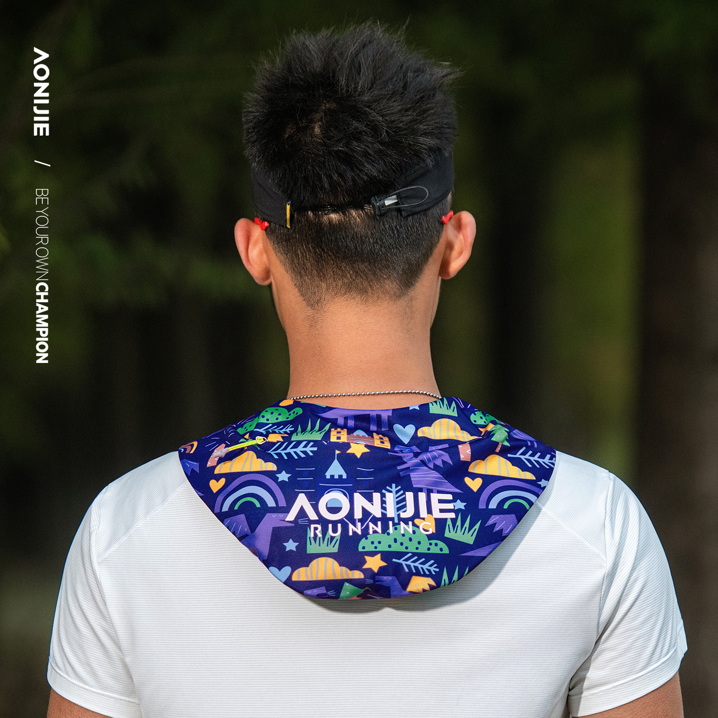 Onijie Sports Ice Towel for Men and Women Outdoor Running Cross-Country Cooling Ice Towel Absorbs Sweat, Quick-Drying and Cool Ice Silk Scarf