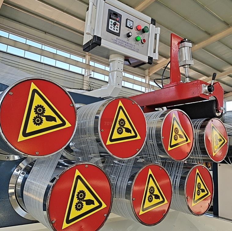 塑料制绳用圆丝拉丝机器 聚乙烯单丝圆丝建工线拉丝机械