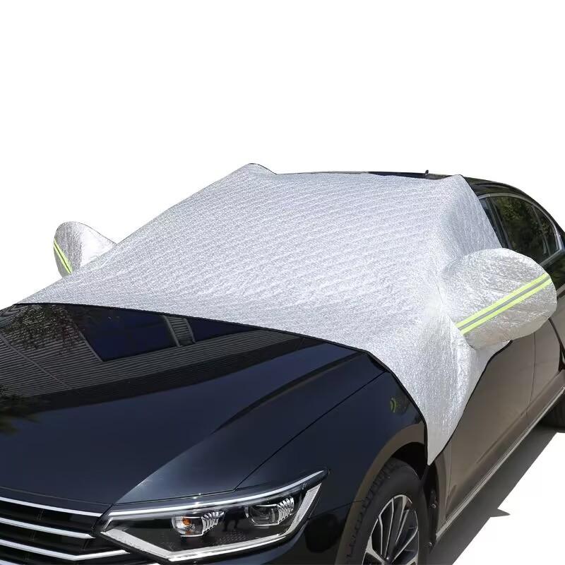 Cross-border car snow cover, car cover, half cover, thickened Oxford cloth, sun protection, rainproof, sunshade, snow cover