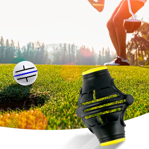 New golf line marker 360 degree putter alignment line drawing template tool golf ball marker cross-border hot sale