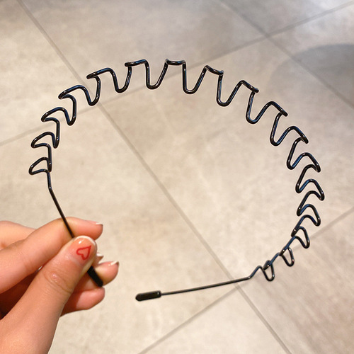 Manufacturer's direct sale men's hair tie frizzy hair clip sports wave summer face wash headband for women hair bun hairpin short hair head accessory