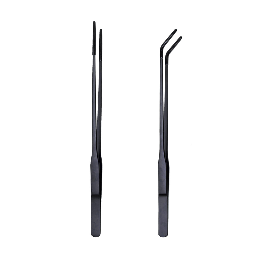 포장된 먹이 핀셋 2개(검은색)