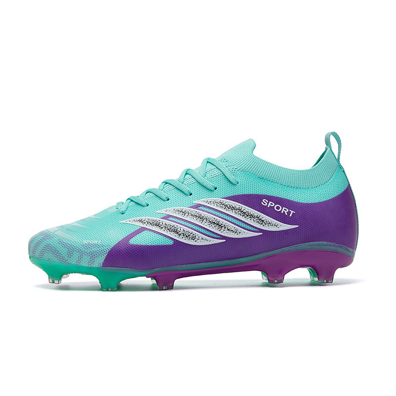 Zapatos de Fútbol con Tacos AG de TPU y KPU Ligeros para Césped Natural y Artificial