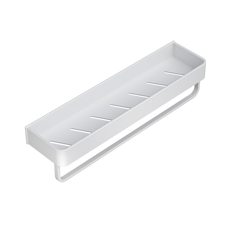 White bathroom storage rack without punching toilet toilet wall…