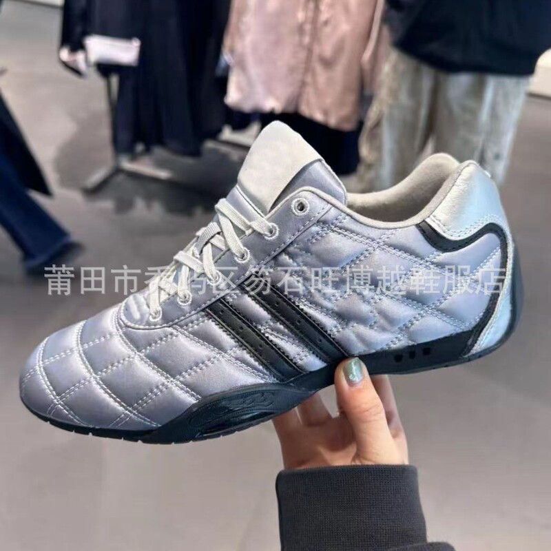 Wangboyue Shoes and Clothing Putian High Quality Adidas Gray Racing Running Shoes Retro Casual Men's and Women's Sports Shoes