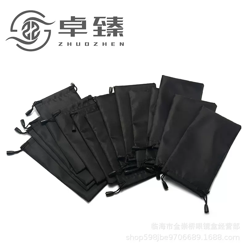 眼镜袋 黑色眼镜袋 超细纤维针一针二针三针织眼镜袋 2000个包邮