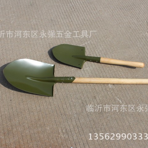 飞越牌军大锹1.2米锹 民演练锹防汛物资军大铁锨工铲工兵绿色大锹